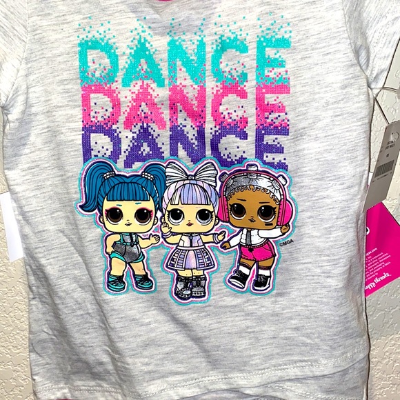 LOL Surprise! Girls Dance size 6x Shorts and Shirt 2pc Set - Picture 2 of 5